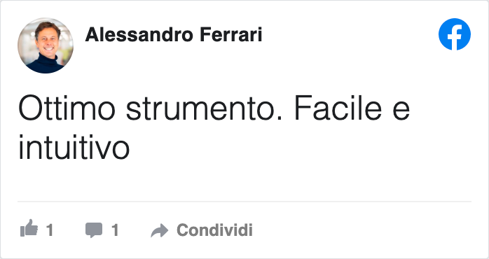 Recensione Facebook