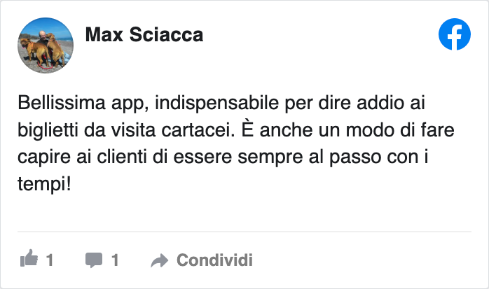 Recensione Facebook